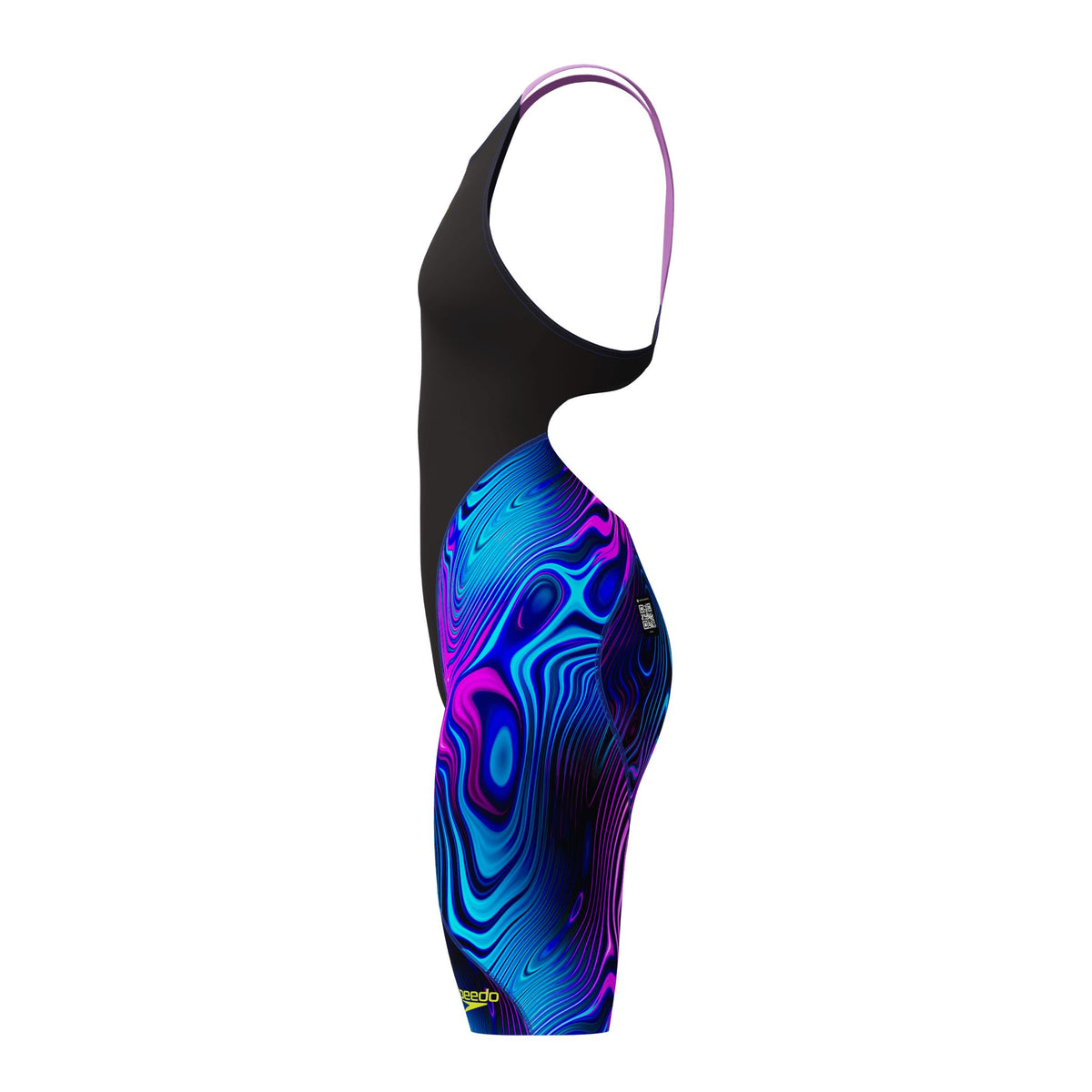 SPEEDO WOMENS FASTSKIN LZR IGNITE KNEESKIN BLACK / SUBSURFACE