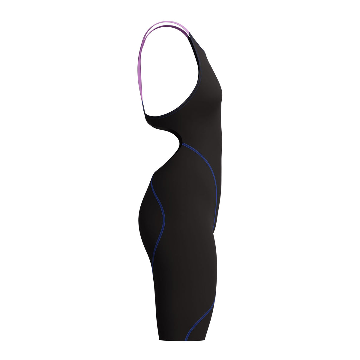 SPEEDO WOMENS FASTSKIN LZR IGNITE KNEESKIN BLACK / SUBSURFACE