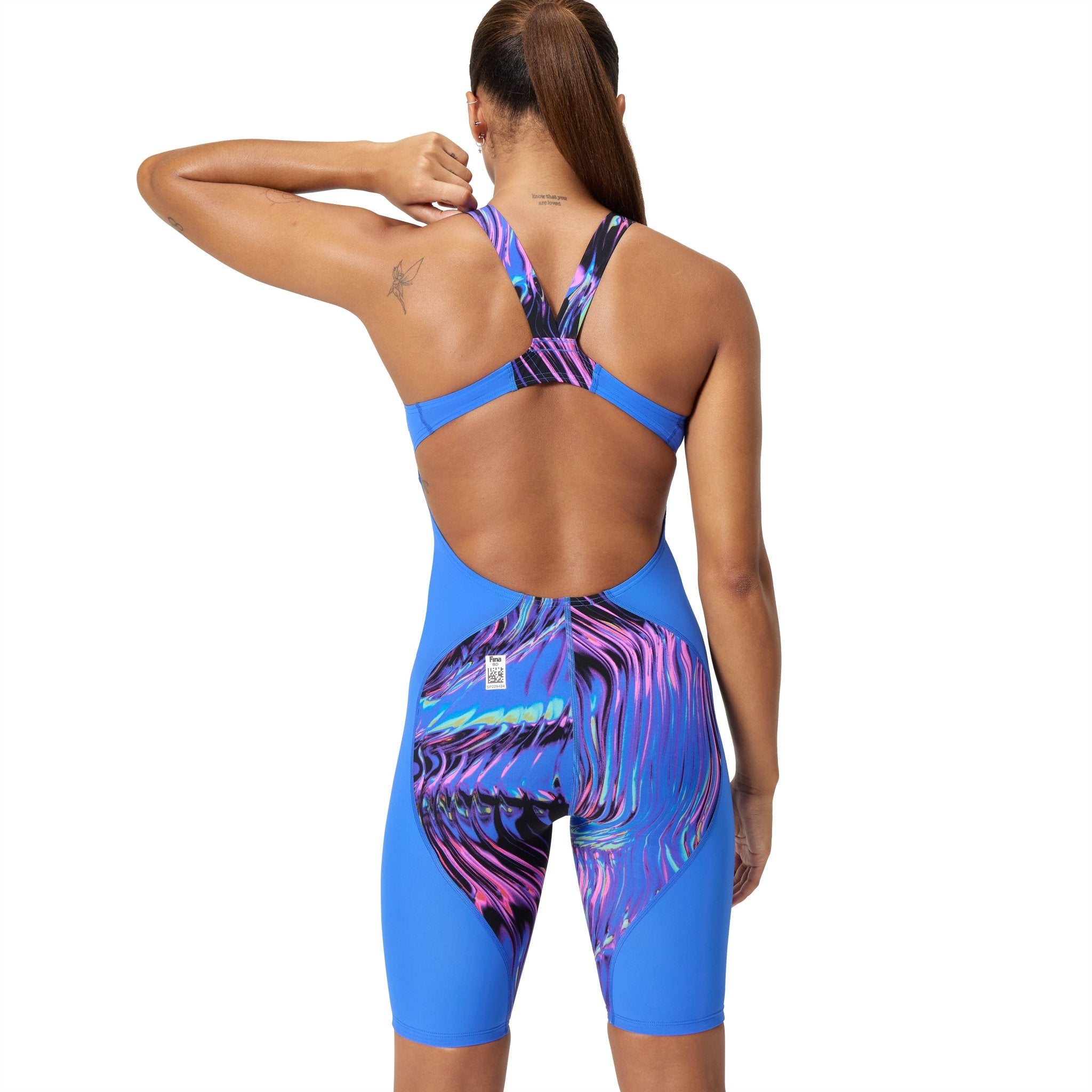 Speedo Womens Fastskin LZR Ignite Kneeskin Dark Shine / Cobalt
