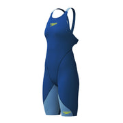 SPEEDO WOMENS FASTSKIN LZR IGNITE KNEESKIN NITE / ACADIA BLUE