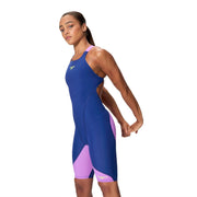 SPEEDO WOMENS FASTSKIN LZR IGNITE KNEESKIN NOBLE NAVY / NEON JELLY - Purple