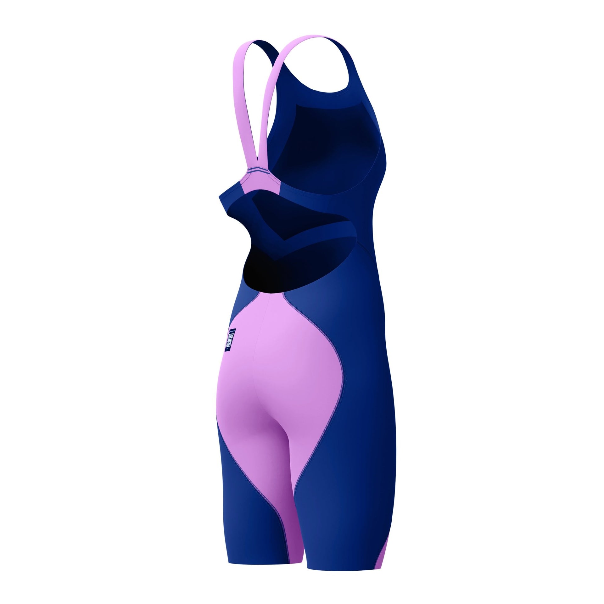 SPEEDO WOMENS FASTSKIN LZR IGNITE KNEESKIN NOBLE NAVY / NEON JELLY - Purple