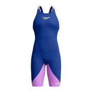 SPEEDO WOMENS FASTSKIN LZR IGNITE KNEESKIN NOBLE NAVY / NEON JELLY - Purple