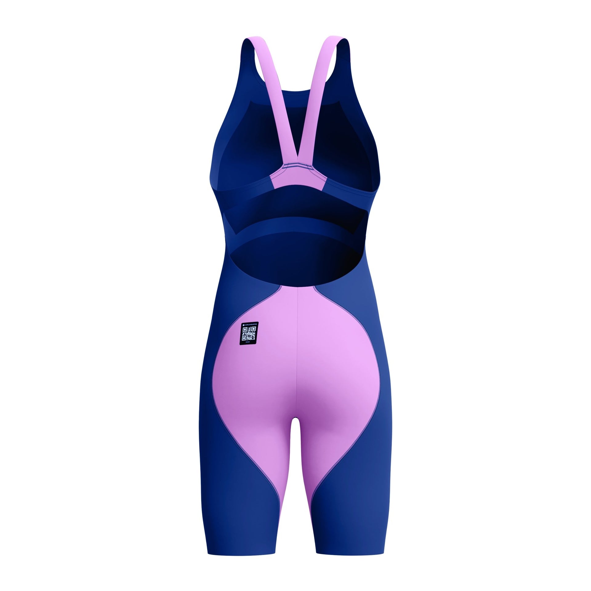 SPEEDO WOMENS FASTSKIN LZR IGNITE KNEESKIN NOBLE NAVY / NEON JELLY - Purple
