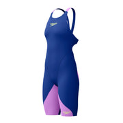 SPEEDO WOMENS FASTSKIN LZR IGNITE KNEESKIN NOBLE NAVY / NEON JELLY - Purple