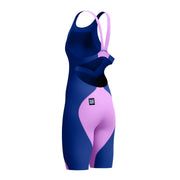 SPEEDO WOMENS FASTSKIN LZR IGNITE KNEESKIN NOBLE NAVY / NEON JELLY - Purple