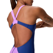 SPEEDO WOMENS FASTSKIN LZR IGNITE KNEESKIN NOBLE NAVY / NEON JELLY - Purple