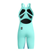 SPEEDO WOMENS FASTSKIN LZR PURE VALOR 2.0 OPENBACK KNEESKIN ARCTIC GLASS