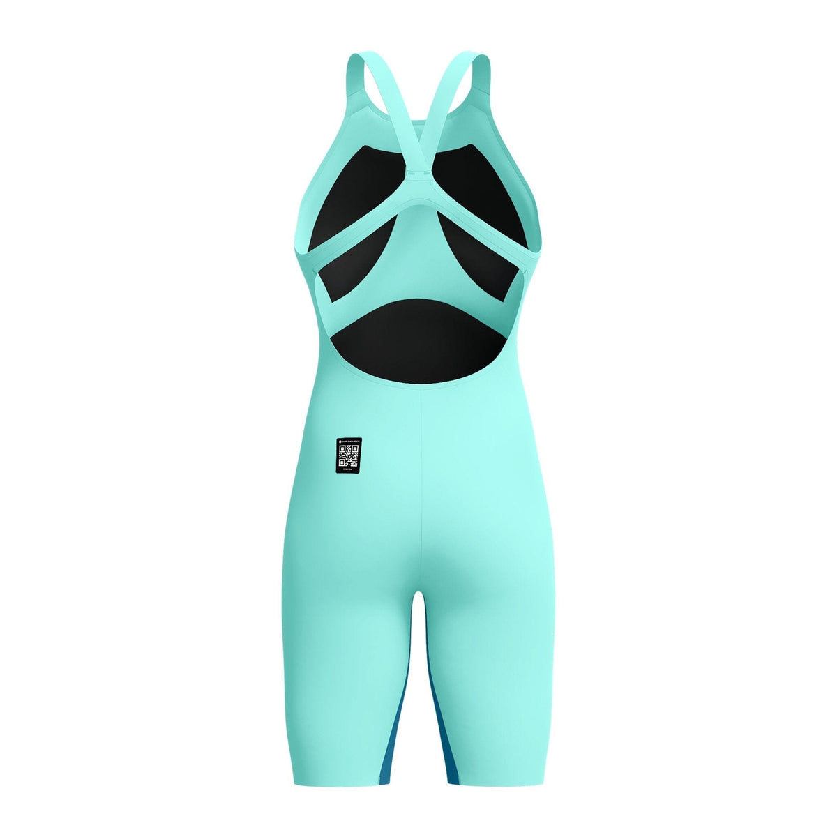 SPEEDO WOMENS FASTSKIN LZR PURE VALOR 2.0 OPENBACK KNEESKIN ARCTIC GLASS