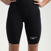 SPEEDO WOMENS FASTSKIN LZR PURE VALOR 2.0 OPENBACK KNEESKIN BLACK