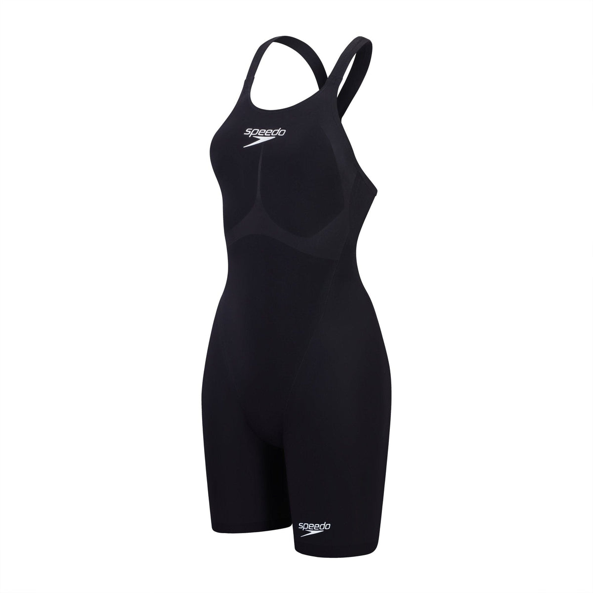 SPEEDO WOMENS FASTSKIN LZR PURE VALOR 2.0 OPENBACK KNEESKIN BLACK