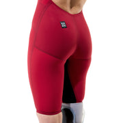 SPEEDO WOMENS FASTSKIN LZR PURE VALOR 2.0 OPENBACK KNEESKIN REGAL RED - Red