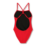 SPEEDO WOMENS SOLID ENDURANCE+ MAX V-BACK 2.0 SWIMSUIT