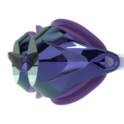 SPEEDO WOMENS VANQUISHER 3.0 MIRROR GOGGLES IRIS/SILVER - Purple