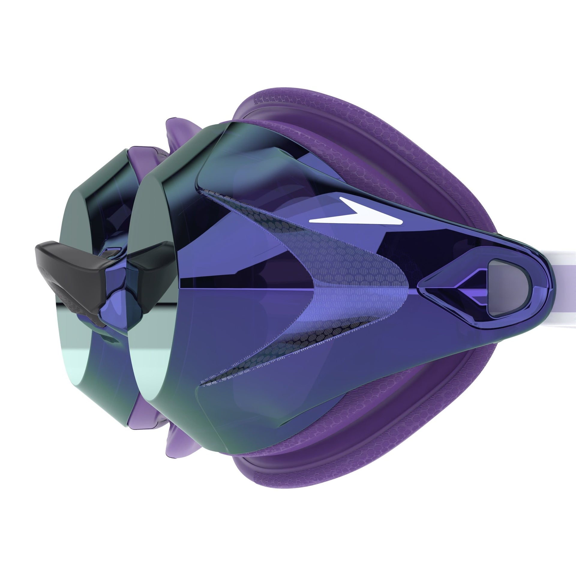 SPEEDO WOMENS VANQUISHER 3.0 MIRROR GOGGLES IRIS/SILVER - Purple
