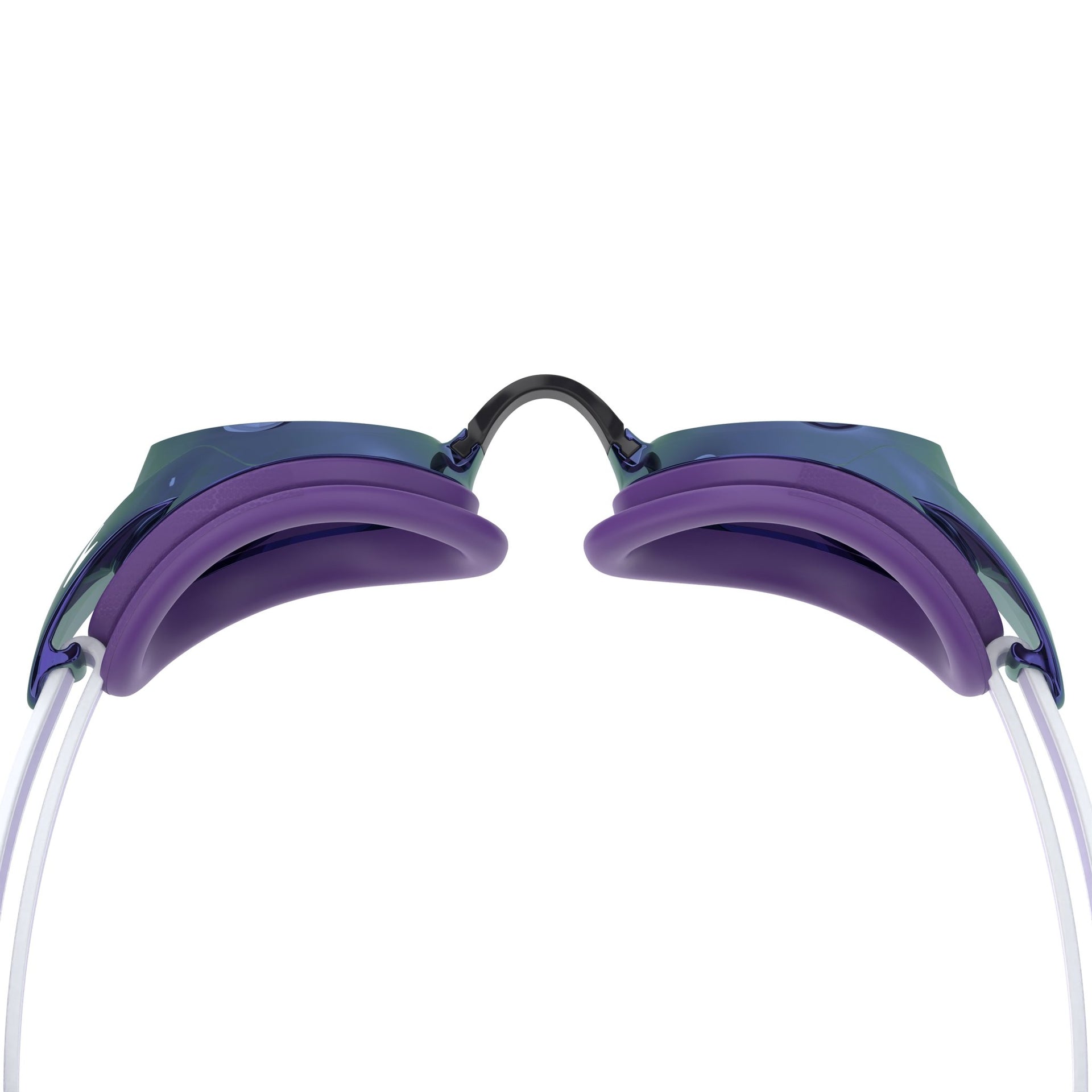 SPEEDO WOMENS VANQUISHER 3.0 MIRROR GOGGLES IRIS/SILVER - Purple