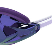 SPEEDO WOMENS VANQUISHER 3.0 MIRROR GOGGLES IRIS/SILVER