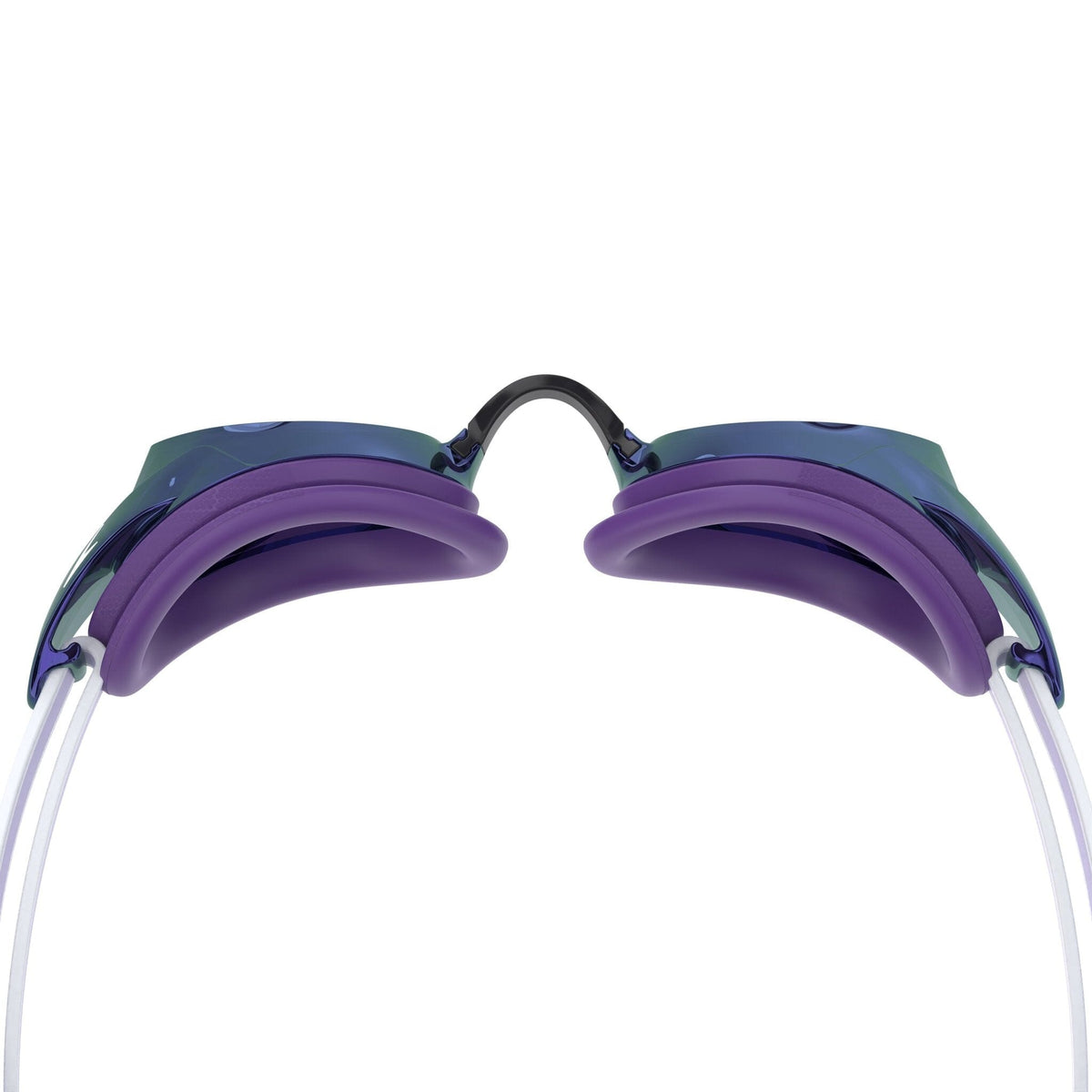 SPEEDO WOMENS VANQUISHER 3.0 MIRROR GOGGLES IRIS/SILVER