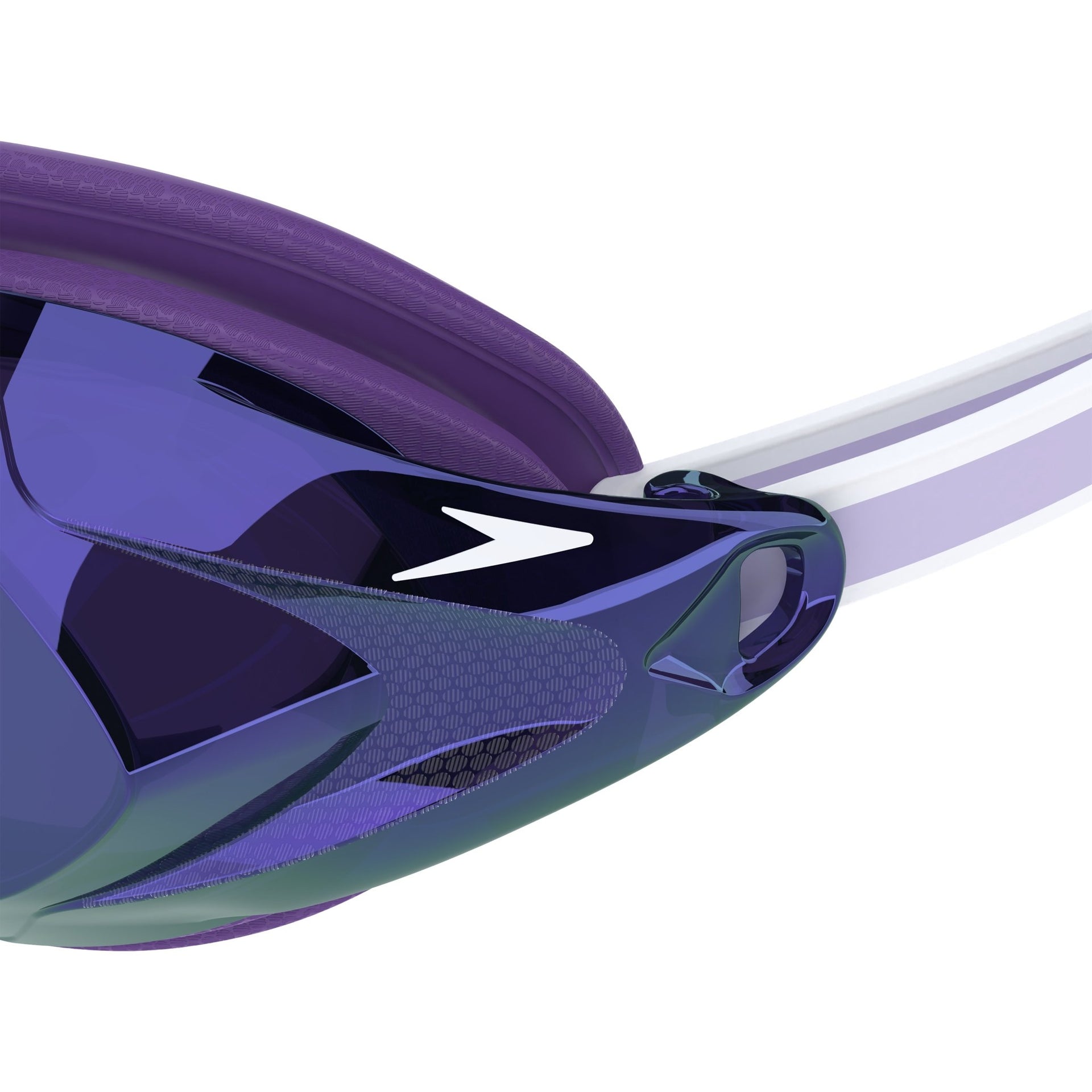 SPEEDO WOMENS VANQUISHER 3.0 MIRROR GOGGLES IRIS/SILVER - Purple