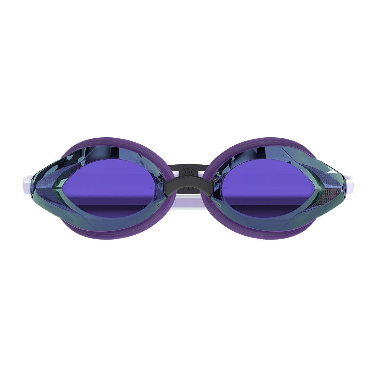 SPEEDO WOMENS VANQUISHER 3.0 MIRROR GOGGLES IRIS/SILVER