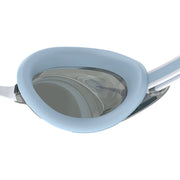 SPEEDO WOMENS VANQUISHER 3.0 MIRROR GOGGLES SKY/SILVER - Blue