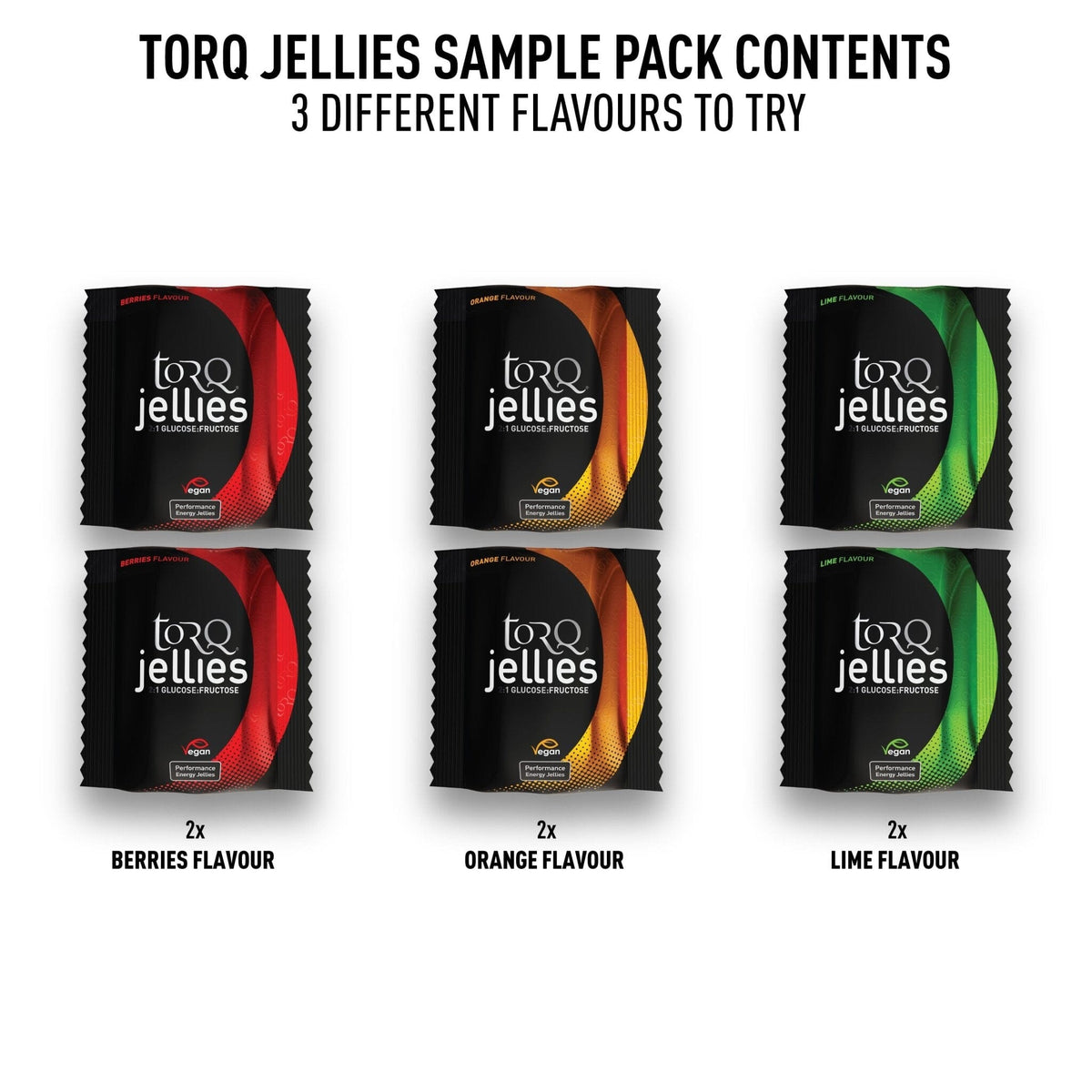 TORQ ENERGY JELLIES SAMPLE PACK