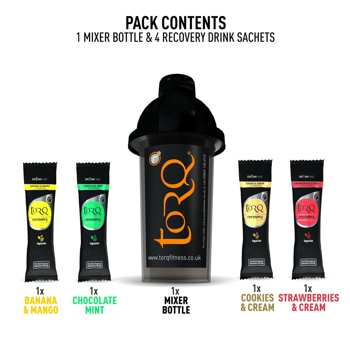 TORQ RECOVERY MIXER BOTTLE SAMPLE PACK