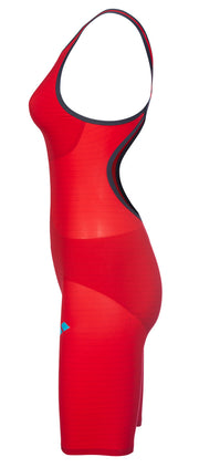 ARENA WOMENS POWERSKIN CARBON AIR² OPEN BACK KNEESUIT Kneesuit Arena Red