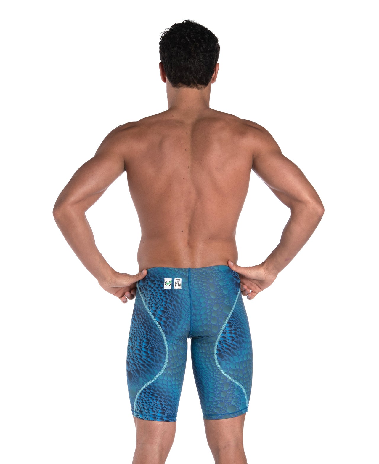 ARENA MENS CAIMANO ABYSS POWERSKIN ST NEXT JAMMER - Blue