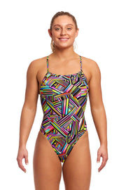 FUNKITA WOMENS STRIP STRAPS SINGLE STRENGTH ONE PIECE Swimsuit Funkita Multicolour