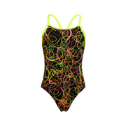 FUNKITA GIRLS WHIP LASH DIAMOND BACK ONE PIECE Swimsuit Funkita Multicolour 