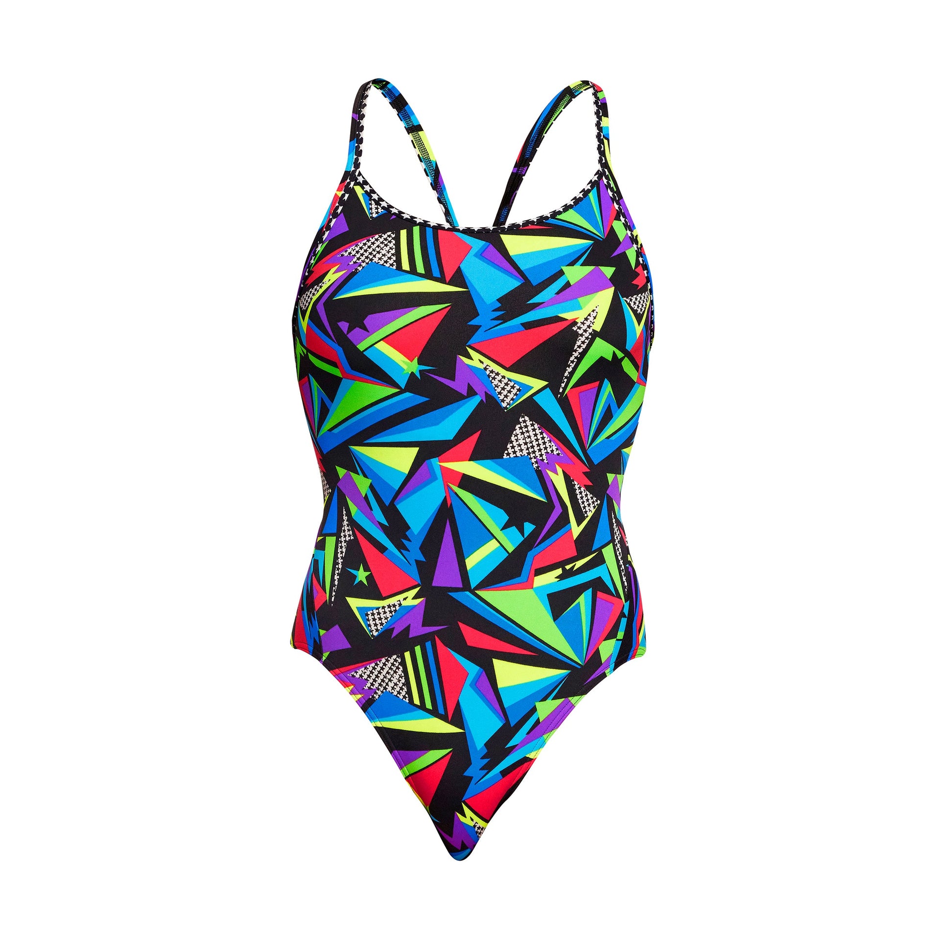 FUNKITA WOMENS BEAT IT DIAMOND BACK ONE PIECE Swimsuit Funkita Multicolour 