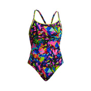 FUNKITA WOMENS DESTROYER DIAMOND BACK ONE PIECE - Multicolour