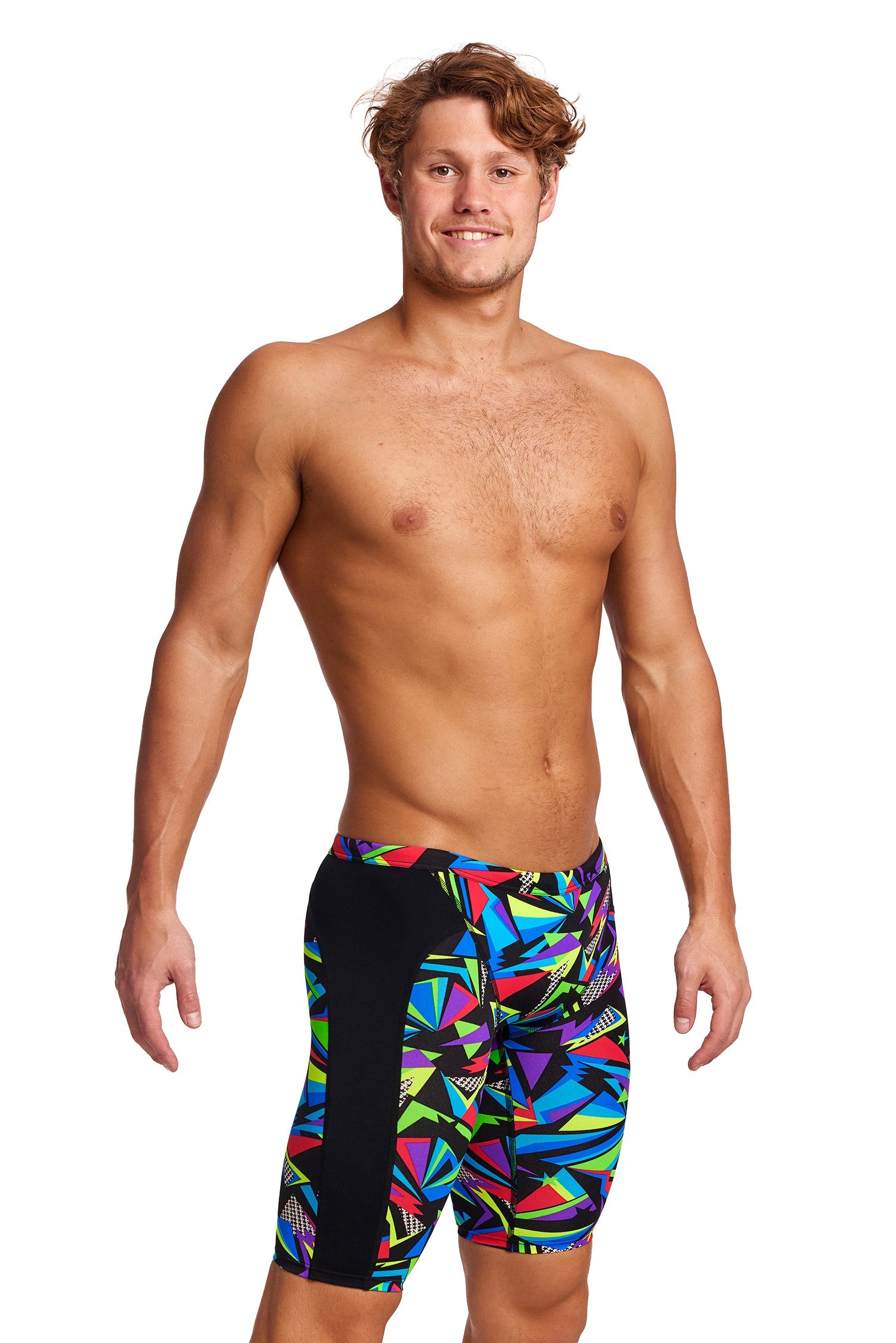 FUNKY TRUNKS MENS BEAT IT TRAINING JAMMER Jammers Funky Trunks Multicolour