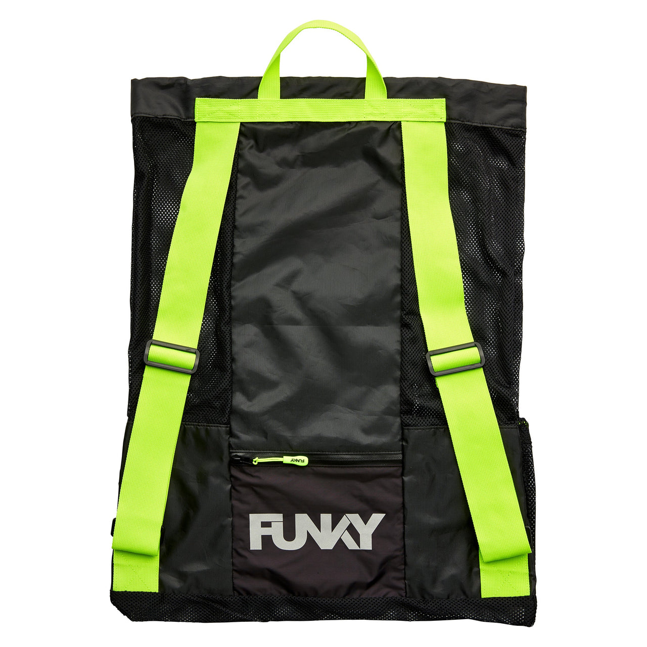FUNKY TRUNKS NIGHT LIGHTS GEAR UP MESH BACKPACK - Black