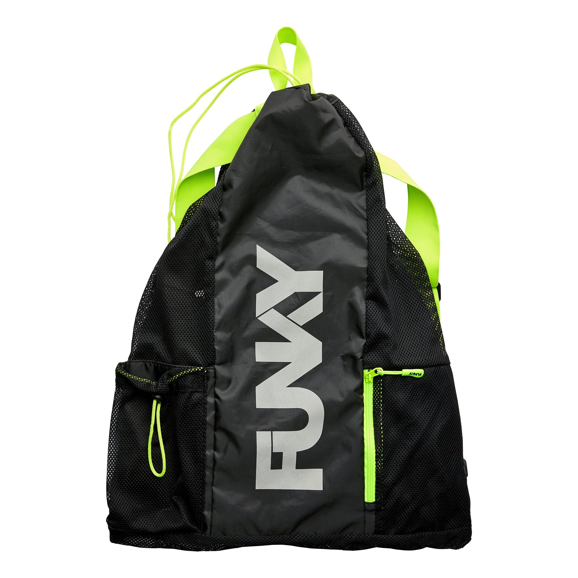 FUNKY TRUNKS NIGHT LIGHTS GEAR UP MESH BACKPACK - Black