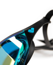 ARENA COBRA EDGE SWIPE MIRROR GOGGLES AQUA LENSES