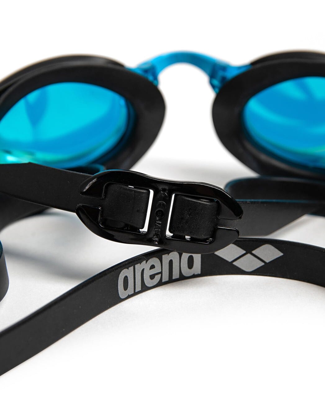 ARENA COBRA EDGE SWIPE MIRROR GOGGLES AQUA LENSES
