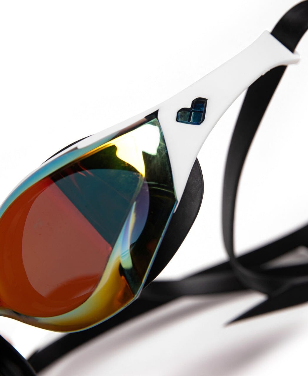 ARENA COBRA EDGE SWIPE MIRROR GOGGLES GOLD LENSES