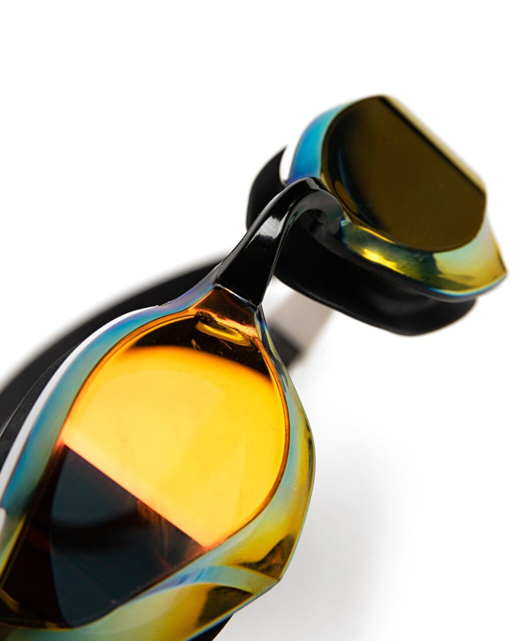 ARENA COBRA EDGE SWIPE MIRROR GOGGLES GOLD LENSES