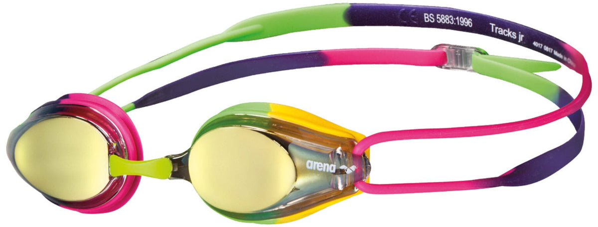 ARENA TRACKS JUNIOR MIRROR GOGGLES COPPER LENSES