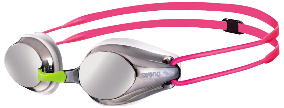 ARENA TRACKS JUNIOR MIRROR GOGGLES SILVER LENSES