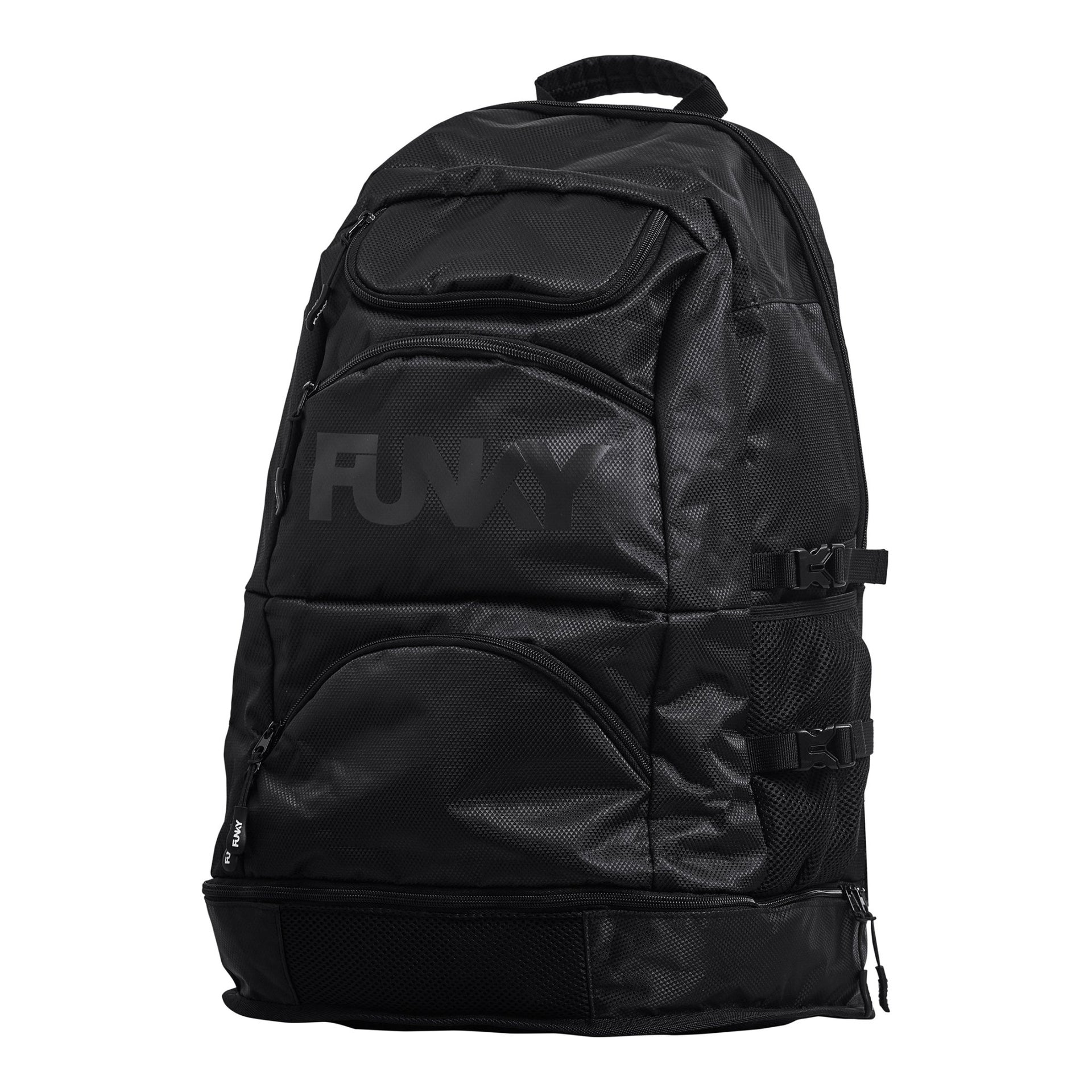 FUNKY TRUNKS BACK TO BLACK ELITE SQUAD BACKPACK - Black