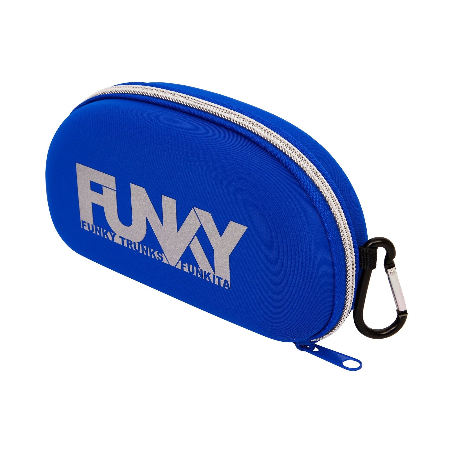 FUNKY ZINC'D CASE CLOSED GOGGLE CASE - Blue